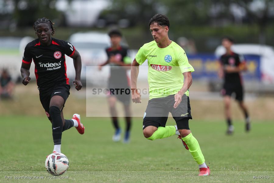 sport, action, Sportgelände, SVK, SV Stuttgarter Kickers, SGE, Fussball, Eintracht Frankfurt, DFB-Nachwuchsliga U17, BFV, Altfeld, AUTO-Bauer-Cup 2025, 06.07.2025 - Bild-ID: 2492170