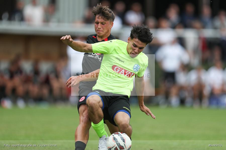 sport, action, Sportgelände, SVK, SV Stuttgarter Kickers, SGE, Fussball, Eintracht Frankfurt, DFB-Nachwuchsliga U17, BFV, Altfeld, AUTO-Bauer-Cup 2025, 06.07.2025 - Bild-ID: 2492172
