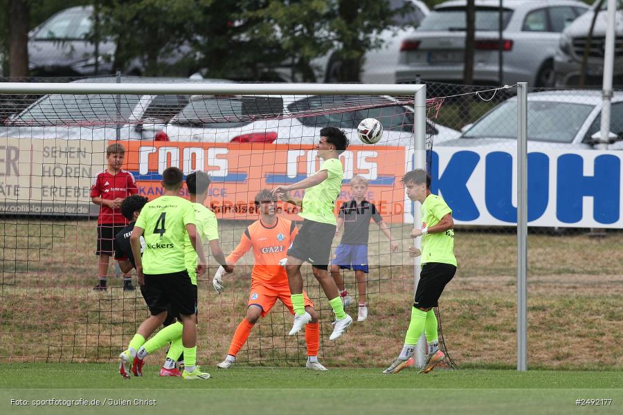 sport, action, Sportgelände, SVK, SV Stuttgarter Kickers, SGE, Fussball, Eintracht Frankfurt, DFB-Nachwuchsliga U17, BFV, Altfeld, AUTO-Bauer-Cup 2025, 06.07.2025 - Bild-ID: 2492177