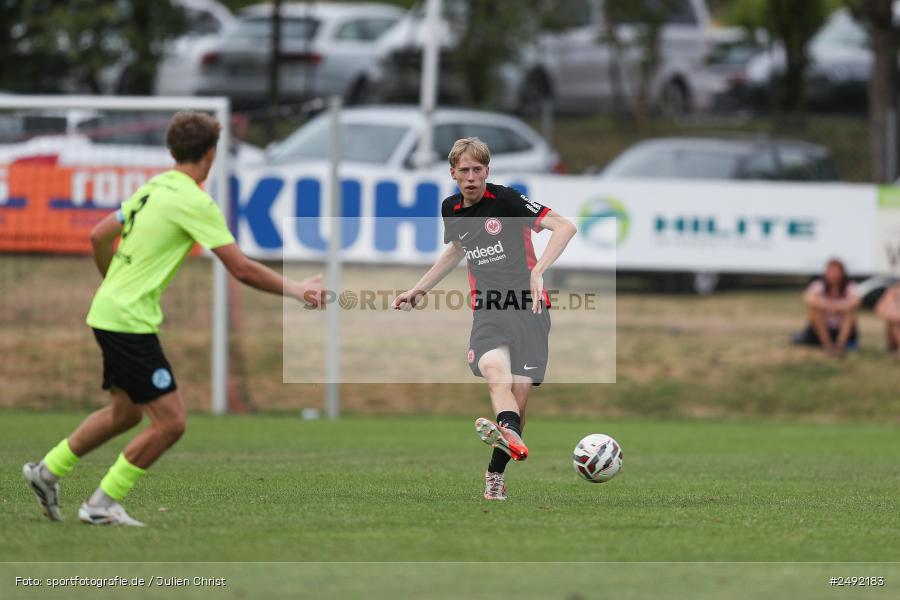 sport, action, Sportgelände, SVK, SV Stuttgarter Kickers, SGE, Fussball, Eintracht Frankfurt, DFB-Nachwuchsliga U17, BFV, Altfeld, AUTO-Bauer-Cup 2025, 06.07.2025 - Bild-ID: 2492183