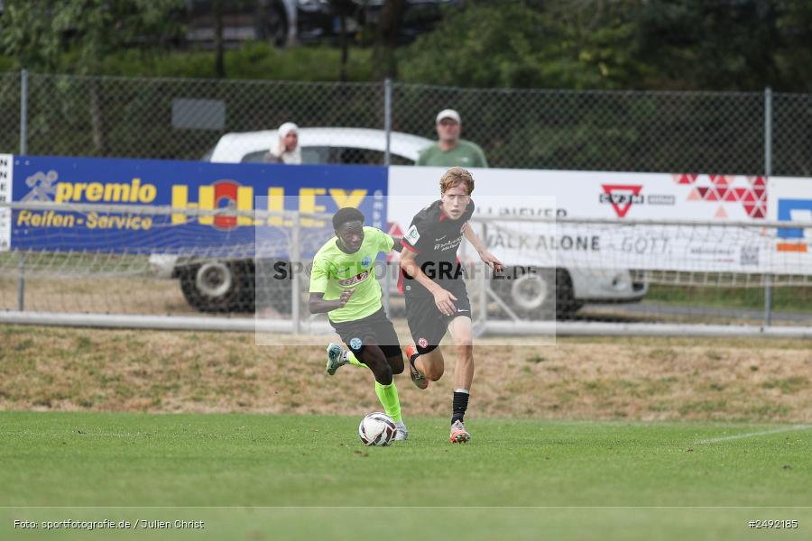 sport, action, Sportgelände, SVK, SV Stuttgarter Kickers, SGE, Fussball, Eintracht Frankfurt, DFB-Nachwuchsliga U17, BFV, Altfeld, AUTO-Bauer-Cup 2025, 06.07.2025 - Bild-ID: 2492185