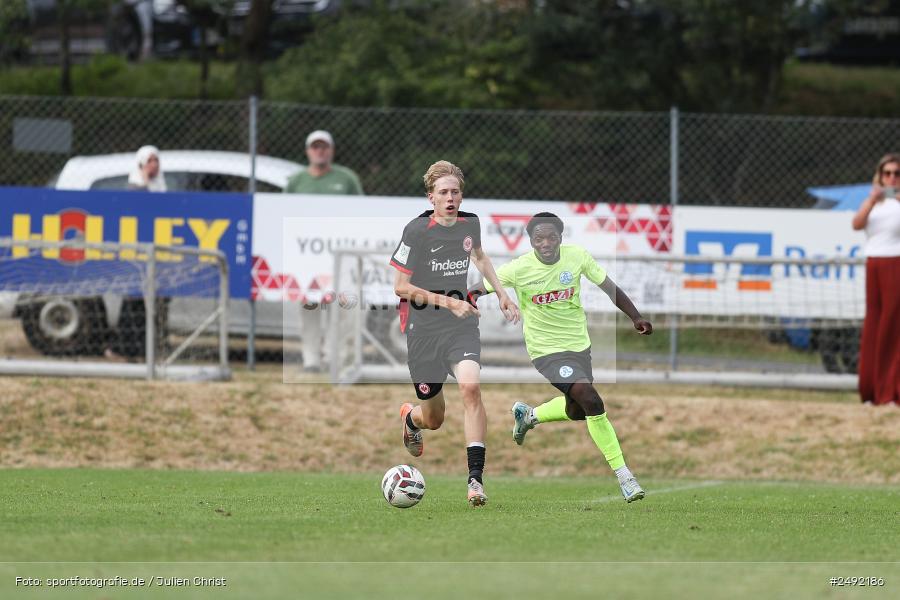 sport, action, Sportgelände, SVK, SV Stuttgarter Kickers, SGE, Fussball, Eintracht Frankfurt, DFB-Nachwuchsliga U17, BFV, Altfeld, AUTO-Bauer-Cup 2025, 06.07.2025 - Bild-ID: 2492186