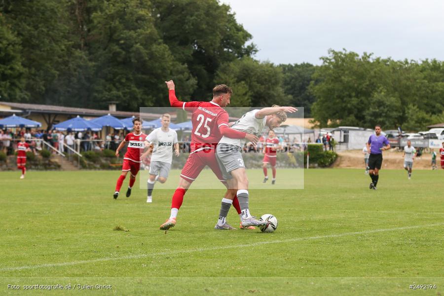 sport, action, TuS Frammersbach, TUS, Sportgelände, SV Alemannia Haibach, HAI, Fussball, BFV, Altfeld, AUTO-Bauer-Cup 2025, 06.07.2025 - Bild-ID: 2492194