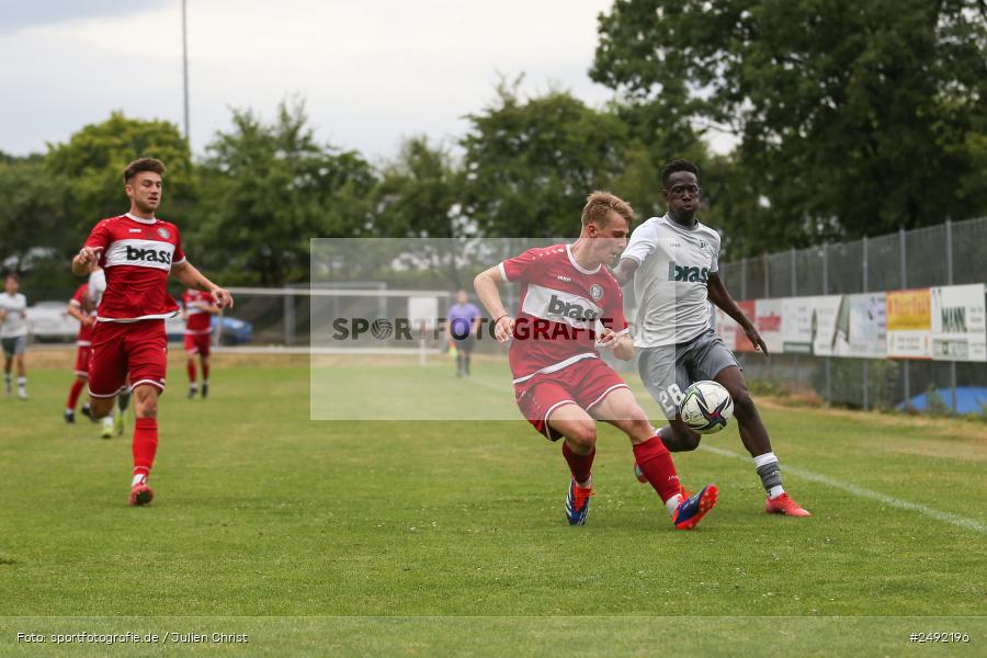 sport, action, TuS Frammersbach, TUS, Sportgelände, SV Alemannia Haibach, HAI, Fussball, BFV, Altfeld, AUTO-Bauer-Cup 2025, 06.07.2025 - Bild-ID: 2492196