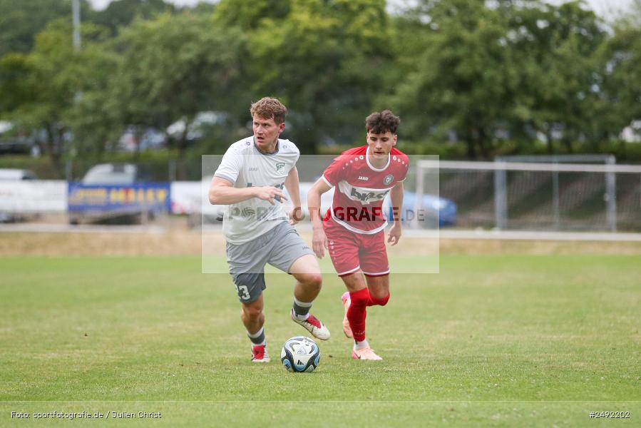 sport, action, TuS Frammersbach, TUS, Sportgelände, SV Alemannia Haibach, HAI, Fussball, BFV, Altfeld, AUTO-Bauer-Cup 2025, 06.07.2025 - Bild-ID: 2492202