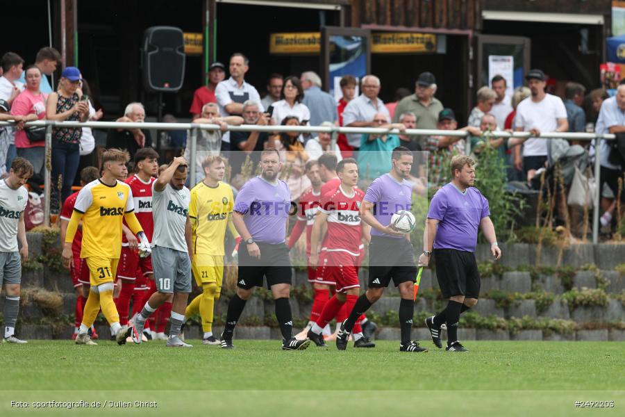 sport, action, TuS Frammersbach, TUS, Sportgelände, SV Alemannia Haibach, HAI, Fussball, BFV, Altfeld, AUTO-Bauer-Cup 2025, 06.07.2025 - Bild-ID: 2492203