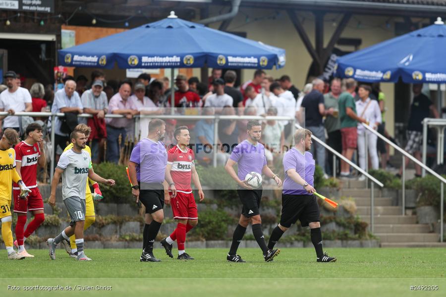 sport, action, TuS Frammersbach, TUS, Sportgelände, SV Alemannia Haibach, HAI, Fussball, BFV, Altfeld, AUTO-Bauer-Cup 2025, 06.07.2025 - Bild-ID: 2492205