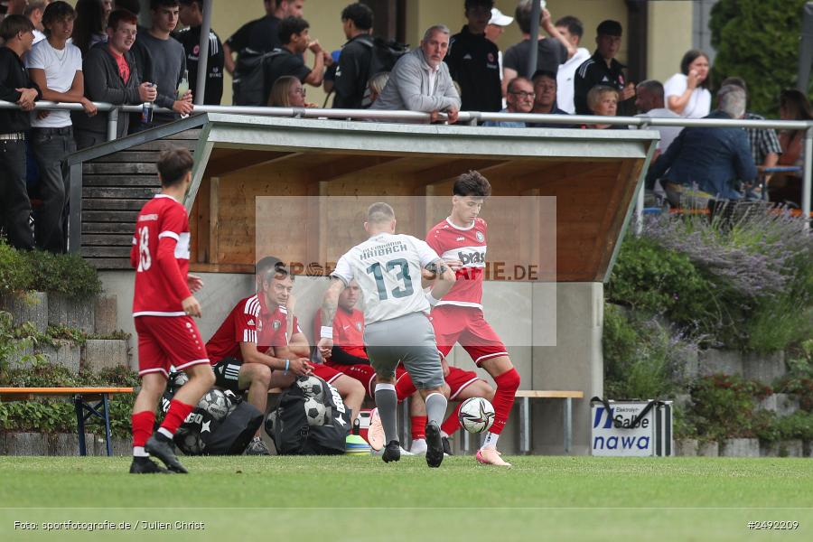 sport, action, TuS Frammersbach, TUS, Sportgelände, SV Alemannia Haibach, HAI, Fussball, BFV, Altfeld, AUTO-Bauer-Cup 2025, 06.07.2025 - Bild-ID: 2492209