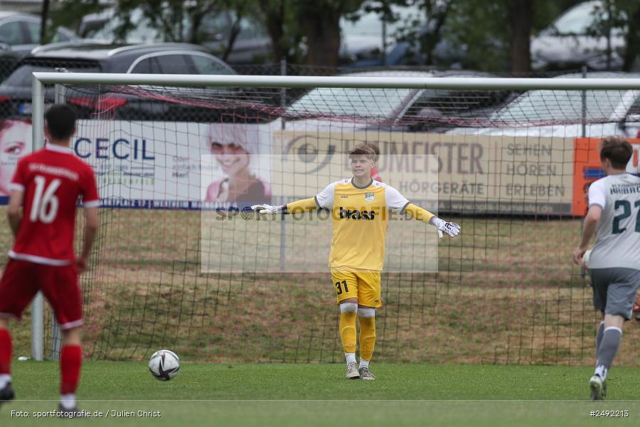 sport, action, TuS Frammersbach, TUS, Sportgelände, SV Alemannia Haibach, HAI, Fussball, BFV, Altfeld, AUTO-Bauer-Cup 2025, 06.07.2025 - Bild-ID: 2492213