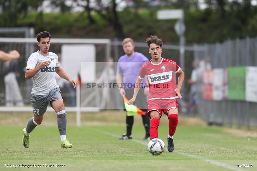 sport, action, TuS Frammersbach, TUS, Sportgelände, SV Alemannia Haibach, HAI, Fussball, BFV, Altfeld, AUTO-Bauer-Cup 2025, 06.07.2025 - Bild-ID: 2492216