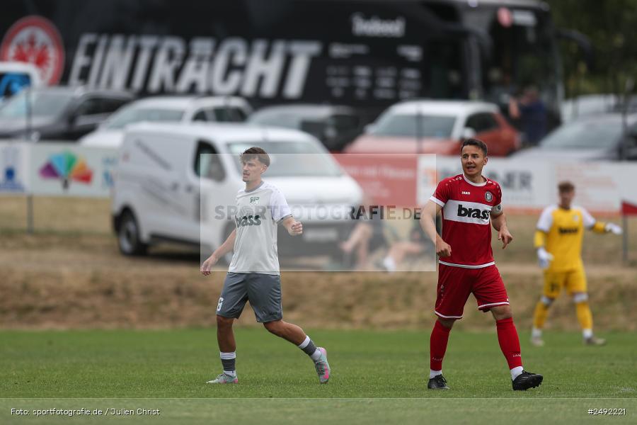 sport, action, TuS Frammersbach, TUS, Sportgelände, SV Alemannia Haibach, HAI, Fussball, BFV, Altfeld, AUTO-Bauer-Cup 2025, 06.07.2025 - Bild-ID: 2492221