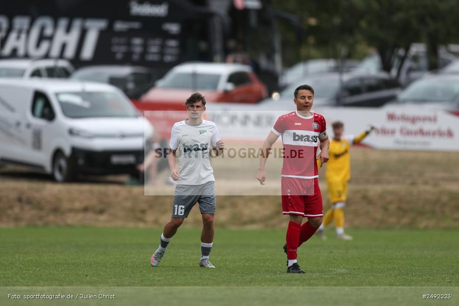 sport, action, TuS Frammersbach, TUS, Sportgelände, SV Alemannia Haibach, HAI, Fussball, BFV, Altfeld, AUTO-Bauer-Cup 2025, 06.07.2025 - Bild-ID: 2492223