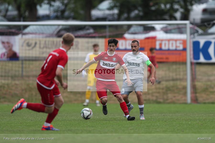 sport, action, TuS Frammersbach, TUS, Sportgelände, SV Alemannia Haibach, HAI, Fussball, BFV, Altfeld, AUTO-Bauer-Cup 2025, 06.07.2025 - Bild-ID: 2492228