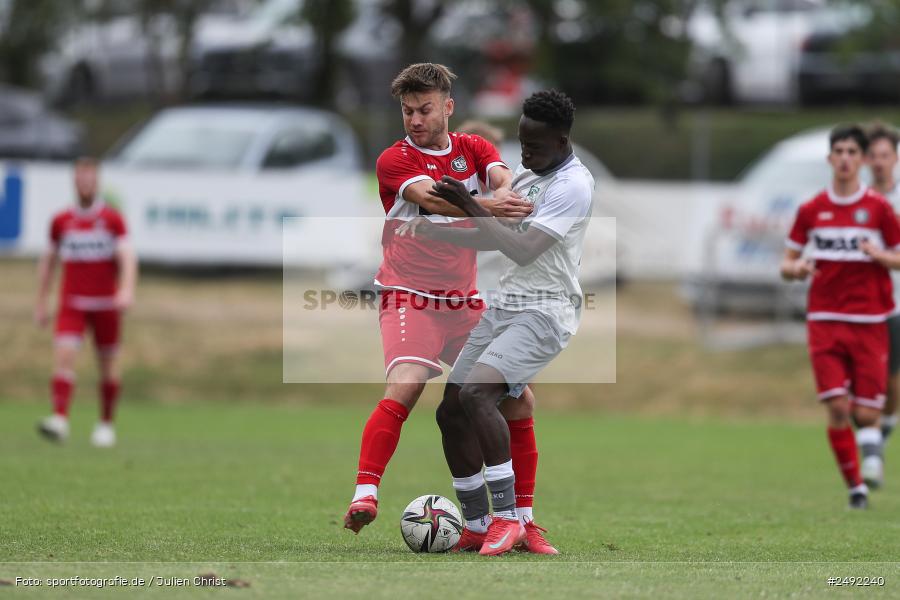 sport, action, TuS Frammersbach, TUS, Sportgelände, SV Alemannia Haibach, HAI, Fussball, BFV, Altfeld, AUTO-Bauer-Cup 2025, 06.07.2025 - Bild-ID: 2492240