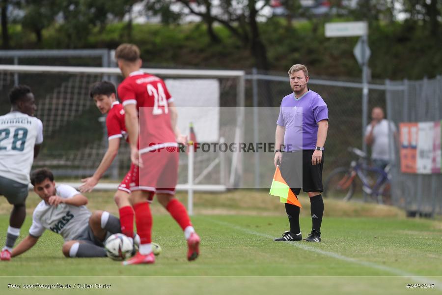 sport, action, TuS Frammersbach, TUS, Sportgelände, SV Alemannia Haibach, HAI, Fussball, BFV, Altfeld, AUTO-Bauer-Cup 2025, 06.07.2025 - Bild-ID: 2492243
