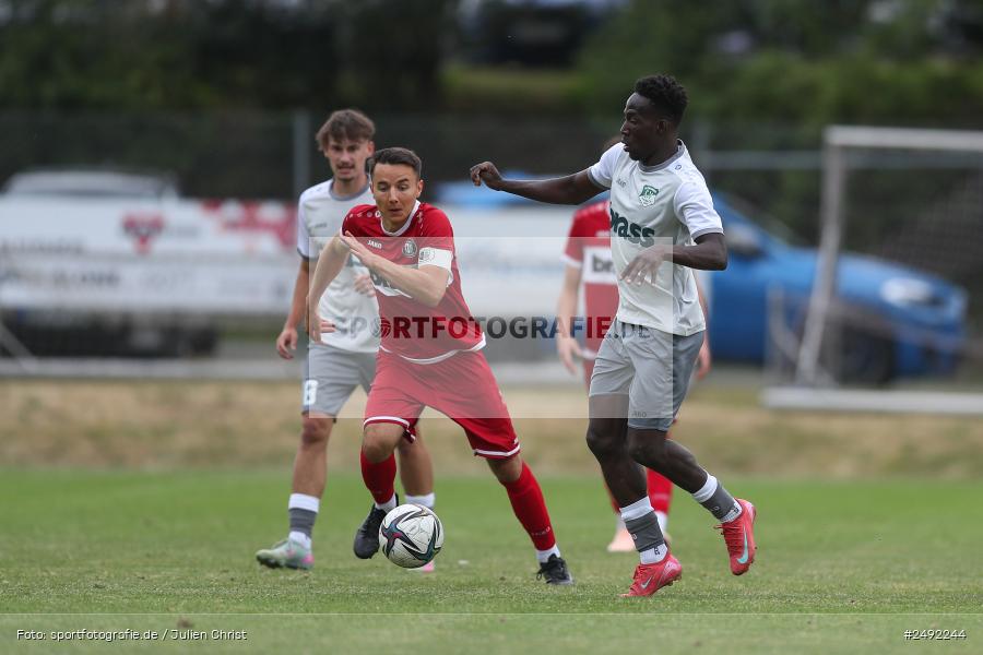 sport, action, TuS Frammersbach, TUS, Sportgelände, SV Alemannia Haibach, HAI, Fussball, BFV, Altfeld, AUTO-Bauer-Cup 2025, 06.07.2025 - Bild-ID: 2492244