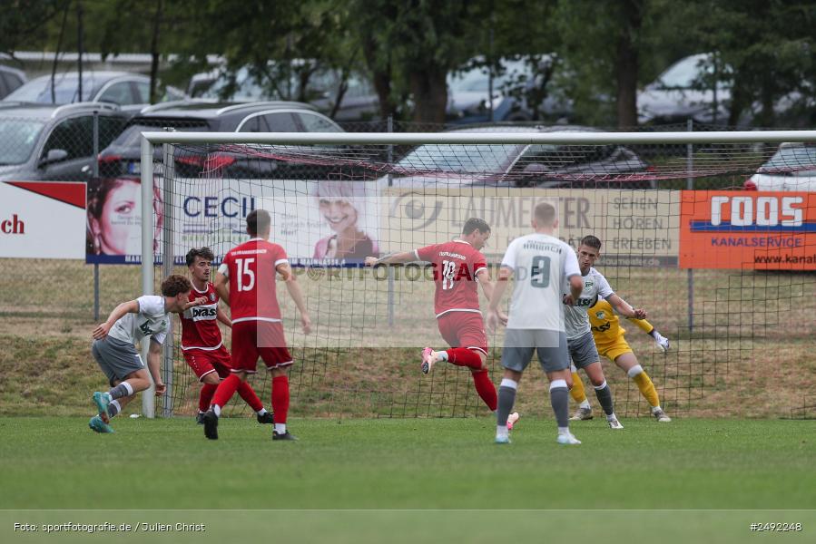 sport, action, TuS Frammersbach, TUS, Sportgelände, SV Alemannia Haibach, HAI, Fussball, BFV, Altfeld, AUTO-Bauer-Cup 2025, 06.07.2025 - Bild-ID: 2492248