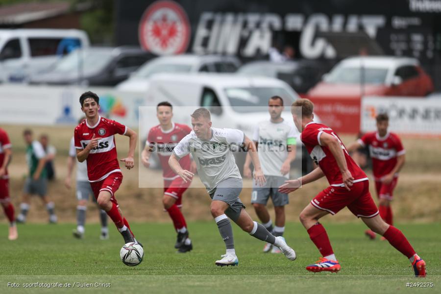 sport, action, TuS Frammersbach, TUS, Sportgelände, SV Alemannia Haibach, HAI, Fussball, BFV, Altfeld, AUTO-Bauer-Cup 2025, 06.07.2025 - Bild-ID: 2492275
