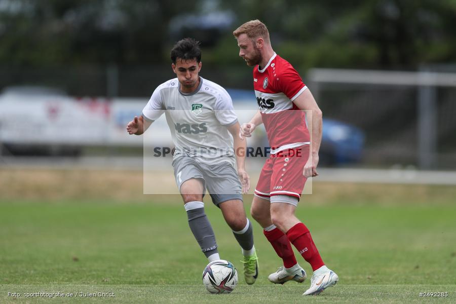 sport, action, TuS Frammersbach, TUS, Sportgelände, SV Alemannia Haibach, HAI, Fussball, BFV, Altfeld, AUTO-Bauer-Cup 2025, 06.07.2025 - Bild-ID: 2492283