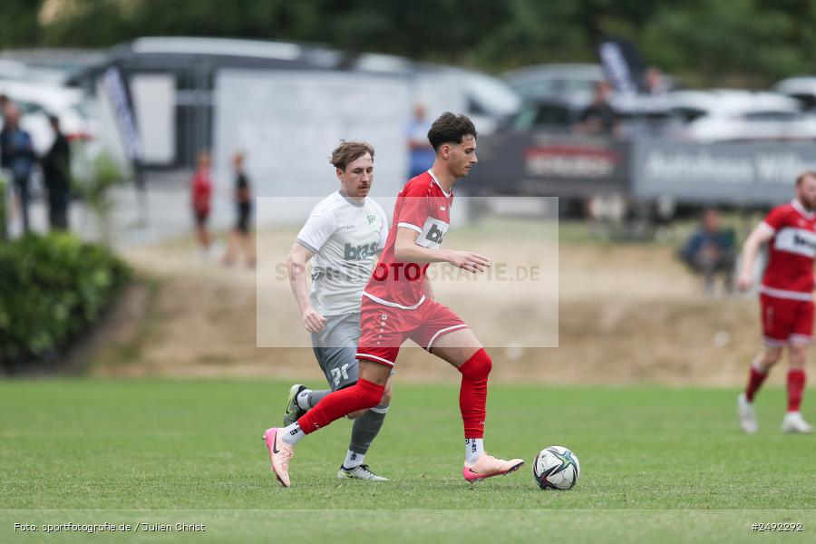 sport, action, TuS Frammersbach, TUS, Sportgelände, SV Alemannia Haibach, HAI, Fussball, BFV, Altfeld, AUTO-Bauer-Cup 2025, 06.07.2025 - Bild-ID: 2492292