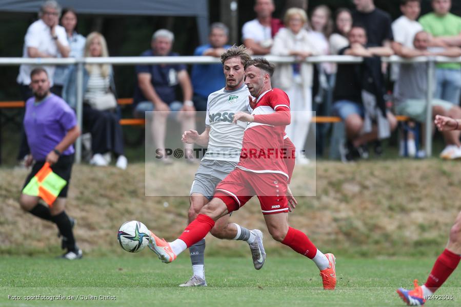 sport, action, TuS Frammersbach, TUS, Sportgelände, SV Alemannia Haibach, HAI, Fussball, BFV, Altfeld, AUTO-Bauer-Cup 2025, 06.07.2025 - Bild-ID: 2492303