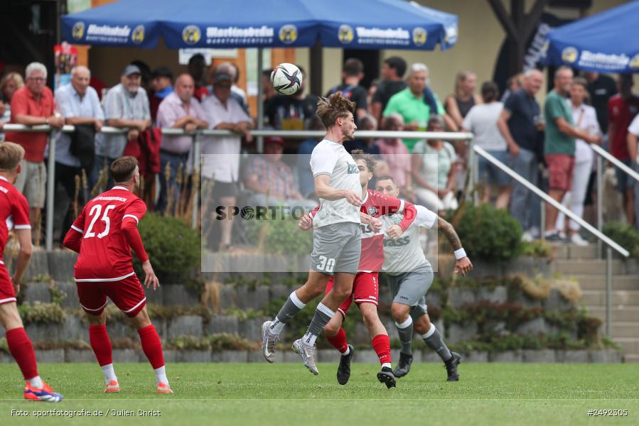 sport, action, TuS Frammersbach, TUS, Sportgelände, SV Alemannia Haibach, HAI, Fussball, BFV, Altfeld, AUTO-Bauer-Cup 2025, 06.07.2025 - Bild-ID: 2492305