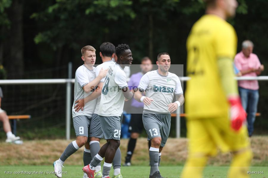 sport, action, TuS Frammersbach, TUS, Sportgelände, SV Alemannia Haibach, HAI, Fussball, BFV, Altfeld, AUTO-Bauer-Cup 2025, 06.07.2025 - Bild-ID: 2492314