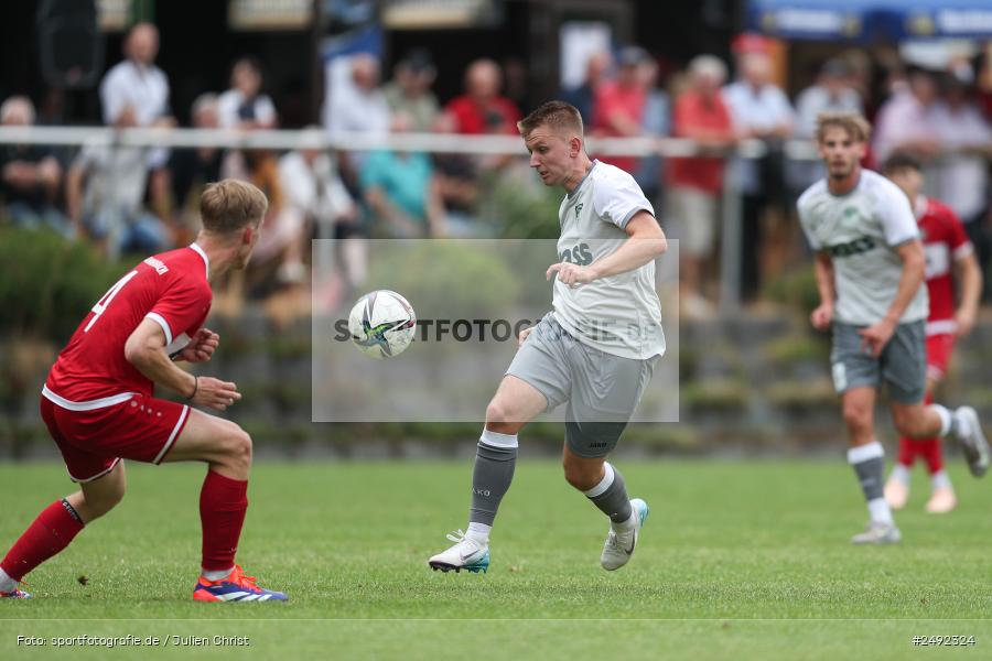 sport, action, TuS Frammersbach, TUS, Sportgelände, SV Alemannia Haibach, HAI, Fussball, BFV, Altfeld, AUTO-Bauer-Cup 2025, 06.07.2025 - Bild-ID: 2492324