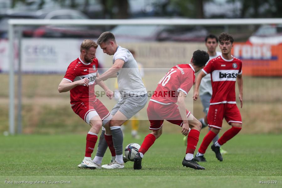 sport, action, TuS Frammersbach, TUS, Sportgelände, SV Alemannia Haibach, HAI, Fussball, BFV, Altfeld, AUTO-Bauer-Cup 2025, 06.07.2025 - Bild-ID: 2492329