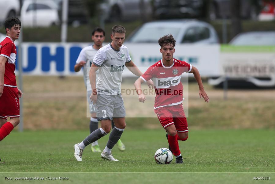 sport, action, TuS Frammersbach, TUS, Sportgelände, SV Alemannia Haibach, HAI, Fussball, BFV, Altfeld, AUTO-Bauer-Cup 2025, 06.07.2025 - Bild-ID: 2492331
