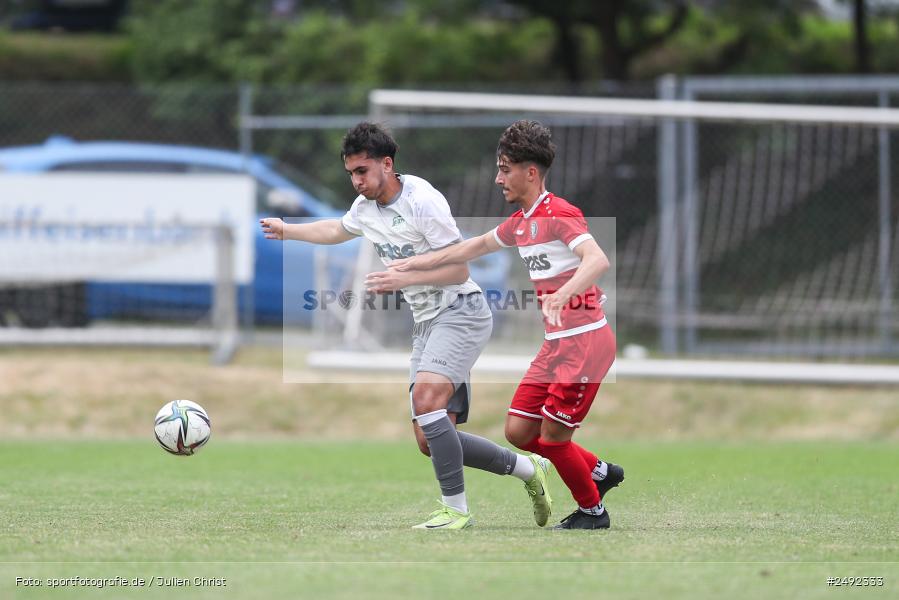sport, action, TuS Frammersbach, TUS, Sportgelände, SV Alemannia Haibach, HAI, Fussball, BFV, Altfeld, AUTO-Bauer-Cup 2025, 06.07.2025 - Bild-ID: 2492333