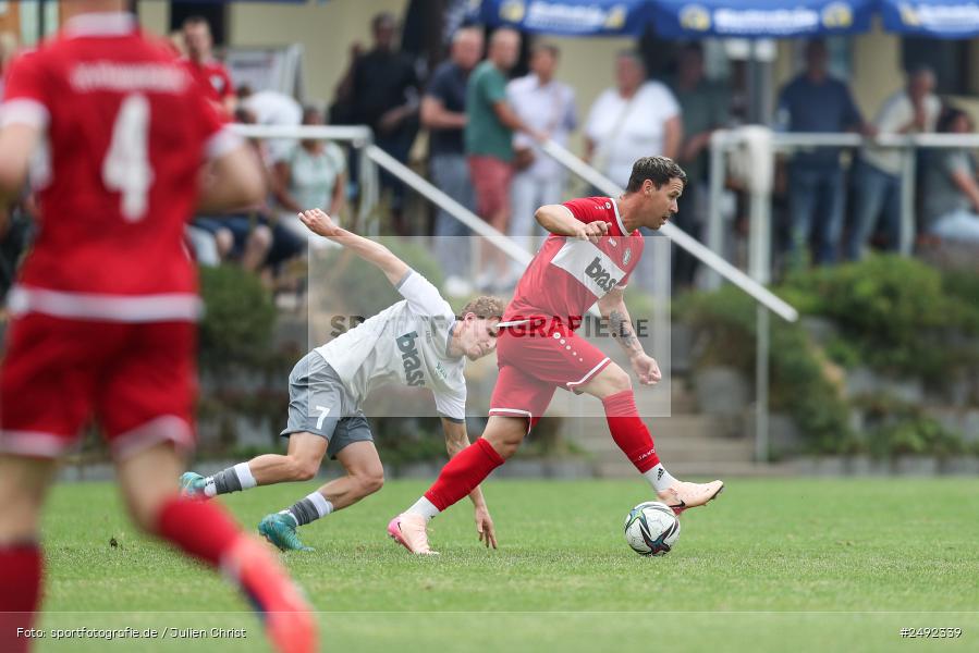 sport, action, TuS Frammersbach, TUS, Sportgelände, SV Alemannia Haibach, HAI, Fussball, BFV, Altfeld, AUTO-Bauer-Cup 2025, 06.07.2025 - Bild-ID: 2492339