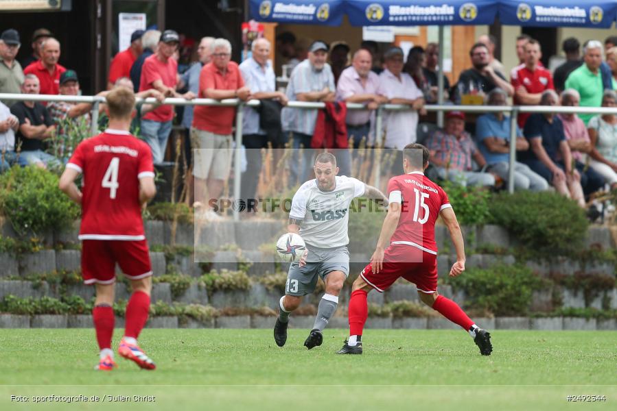 sport, action, TuS Frammersbach, TUS, Sportgelände, SV Alemannia Haibach, HAI, Fussball, BFV, Altfeld, AUTO-Bauer-Cup 2025, 06.07.2025 - Bild-ID: 2492344