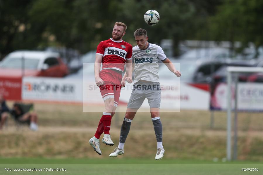 sport, action, TuS Frammersbach, TUS, Sportgelände, SV Alemannia Haibach, HAI, Fussball, BFV, Altfeld, AUTO-Bauer-Cup 2025, 06.07.2025 - Bild-ID: 2492346