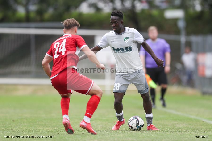 sport, action, TuS Frammersbach, TUS, Sportgelände, SV Alemannia Haibach, HAI, Fussball, BFV, Altfeld, AUTO-Bauer-Cup 2025, 06.07.2025 - Bild-ID: 2492347