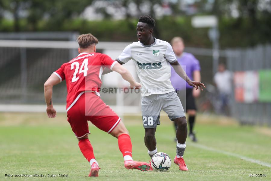 sport, action, TuS Frammersbach, TUS, Sportgelände, SV Alemannia Haibach, HAI, Fussball, BFV, Altfeld, AUTO-Bauer-Cup 2025, 06.07.2025 - Bild-ID: 2492348