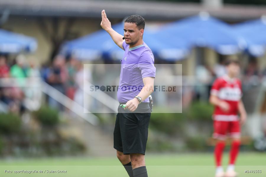 sport, action, TuS Frammersbach, TUS, Sportgelände, SV Alemannia Haibach, HAI, Fussball, BFV, Altfeld, AUTO-Bauer-Cup 2025, 06.07.2025 - Bild-ID: 2492353