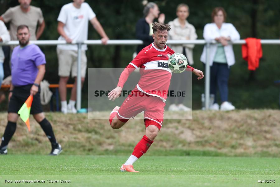 sport, action, TuS Frammersbach, TUS, Sportgelände, SV Alemannia Haibach, HAI, Fussball, BFV, Altfeld, AUTO-Bauer-Cup 2025, 06.07.2025 - Bild-ID: 2492373