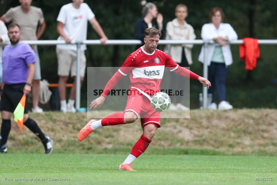 sport, action, TuS Frammersbach, TUS, Sportgelände, SV Alemannia Haibach, HAI, Fussball, BFV, Altfeld, AUTO-Bauer-Cup 2025, 06.07.2025 - Bild-ID: 2492375