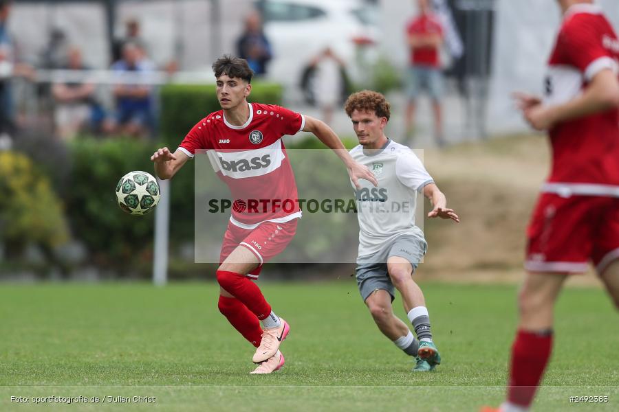 sport, action, TuS Frammersbach, TUS, Sportgelände, SV Alemannia Haibach, HAI, Fussball, BFV, Altfeld, AUTO-Bauer-Cup 2025, 06.07.2025 - Bild-ID: 2492383