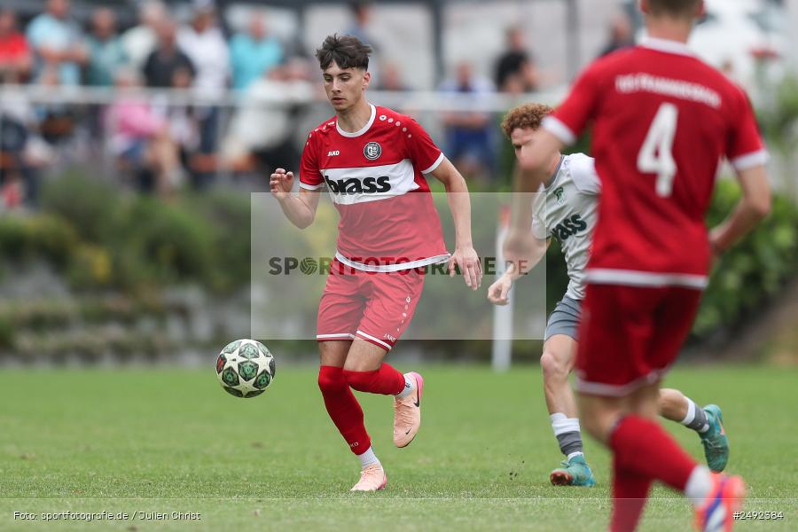 sport, action, TuS Frammersbach, TUS, Sportgelände, SV Alemannia Haibach, HAI, Fussball, BFV, Altfeld, AUTO-Bauer-Cup 2025, 06.07.2025 - Bild-ID: 2492384