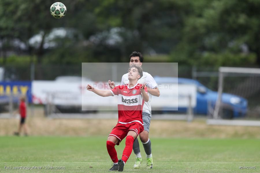 sport, action, TuS Frammersbach, TUS, Sportgelände, SV Alemannia Haibach, HAI, Fussball, BFV, Altfeld, AUTO-Bauer-Cup 2025, 06.07.2025 - Bild-ID: 2492385