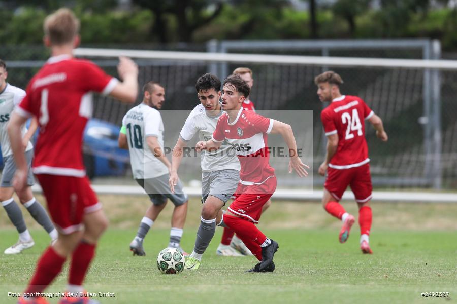 sport, action, TuS Frammersbach, TUS, Sportgelände, SV Alemannia Haibach, HAI, Fussball, BFV, Altfeld, AUTO-Bauer-Cup 2025, 06.07.2025 - Bild-ID: 2492387