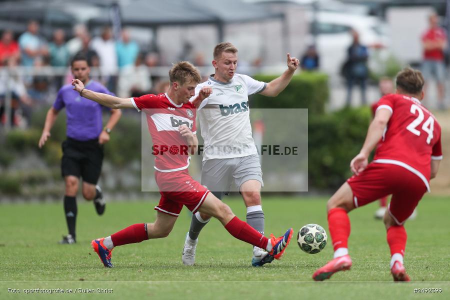 sport, action, TuS Frammersbach, TUS, Sportgelände, SV Alemannia Haibach, HAI, Fussball, BFV, Altfeld, AUTO-Bauer-Cup 2025, 06.07.2025 - Bild-ID: 2492399