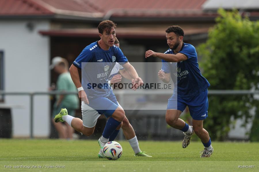 sport, action, Würzburger FV 04, WFV, Schömig-Digitaldruck-Arena, Rimpar, Landesliga Nordwest, Landesfreundschaftsspiele, Fussball, Bayernliga Nord, BFV, ASV Rimpar, ASV, 08.07.2025 - Bild-ID: 2492487