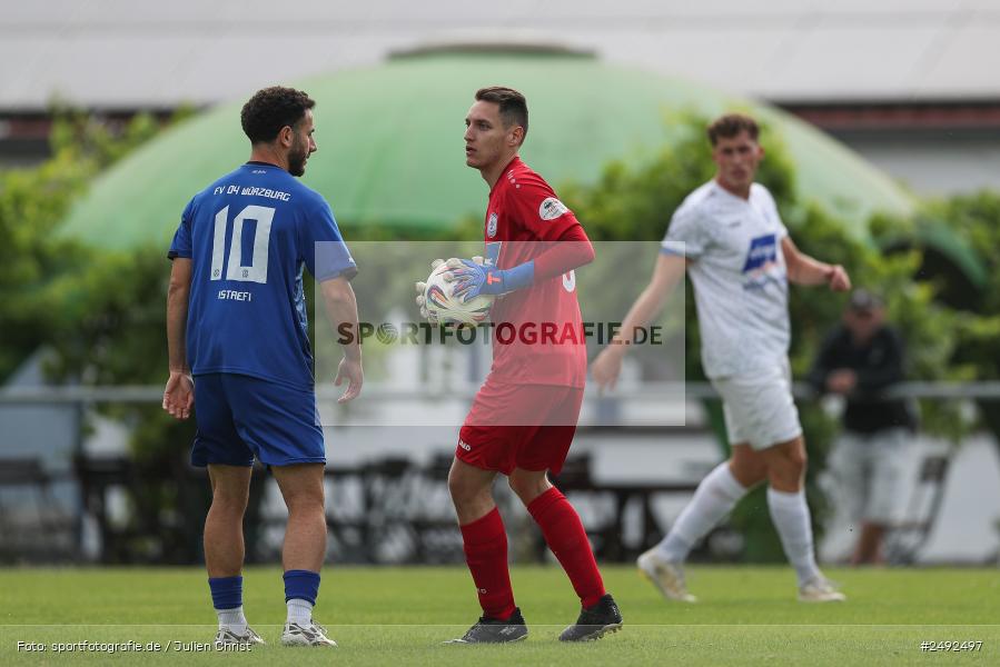 sport, action, Würzburger FV 04, WFV, Schömig-Digitaldruck-Arena, Rimpar, Landesliga Nordwest, Landesfreundschaftsspiele, Fussball, Bayernliga Nord, BFV, ASV Rimpar, ASV, 08.07.2025 - Bild-ID: 2492497