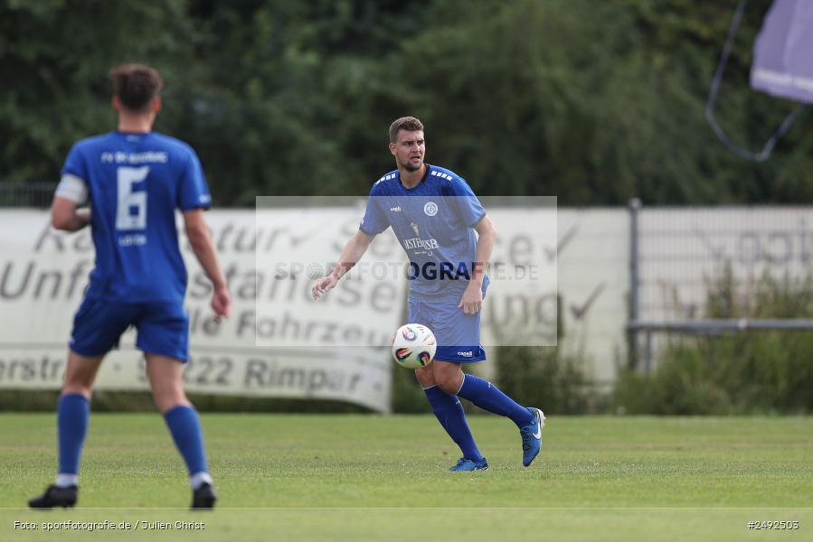 sport, action, Würzburger FV 04, WFV, Schömig-Digitaldruck-Arena, Rimpar, Landesliga Nordwest, Landesfreundschaftsspiele, Fussball, Bayernliga Nord, BFV, ASV Rimpar, ASV, 08.07.2025 - Bild-ID: 2492503