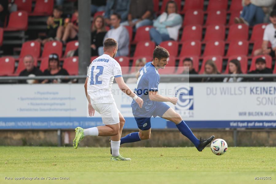 sport, action, Würzburger FV 04, WFV, Schömig-Digitaldruck-Arena, Rimpar, Landesliga Nordwest, Landesfreundschaftsspiele, Fussball, Bayernliga Nord, BFV, ASV Rimpar, ASV, 08.07.2025 - Bild-ID: 2492515