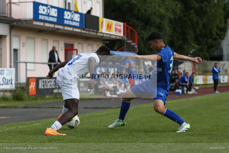 sport, action, Würzburger FV 04, WFV, Schömig-Digitaldruck-Arena, Rimpar, Landesliga Nordwest, Landesfreundschaftsspiele, Fussball, Bayernliga Nord, BFV, ASV Rimpar, ASV, 08.07.2025 - Bild-ID: 2492528