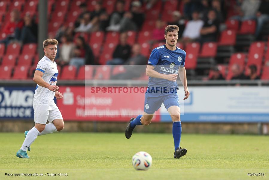 sport, action, Würzburger FV 04, WFV, Schömig-Digitaldruck-Arena, Rimpar, Landesliga Nordwest, Landesfreundschaftsspiele, Fussball, Bayernliga Nord, BFV, ASV Rimpar, ASV, 08.07.2025 - Bild-ID: 2492533
